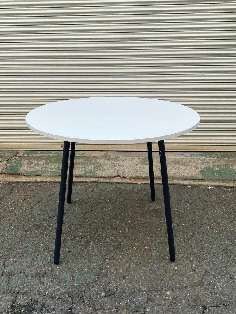 A659♠️イトーキ デコボコテーブル円型　木目天板【φ900×Ｈ720】