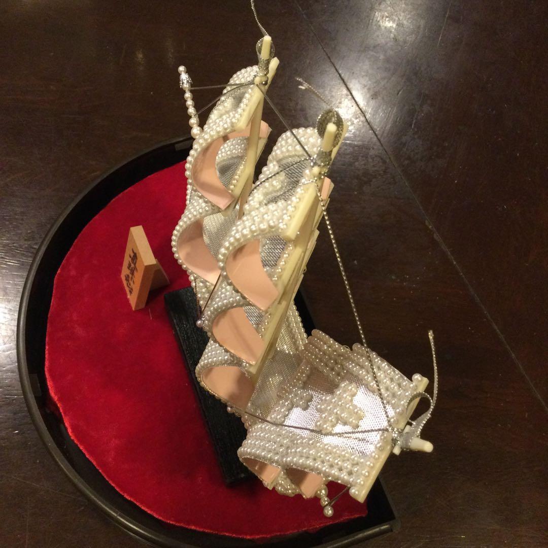 船　真珠船　置物　高さ約26センチ　美品