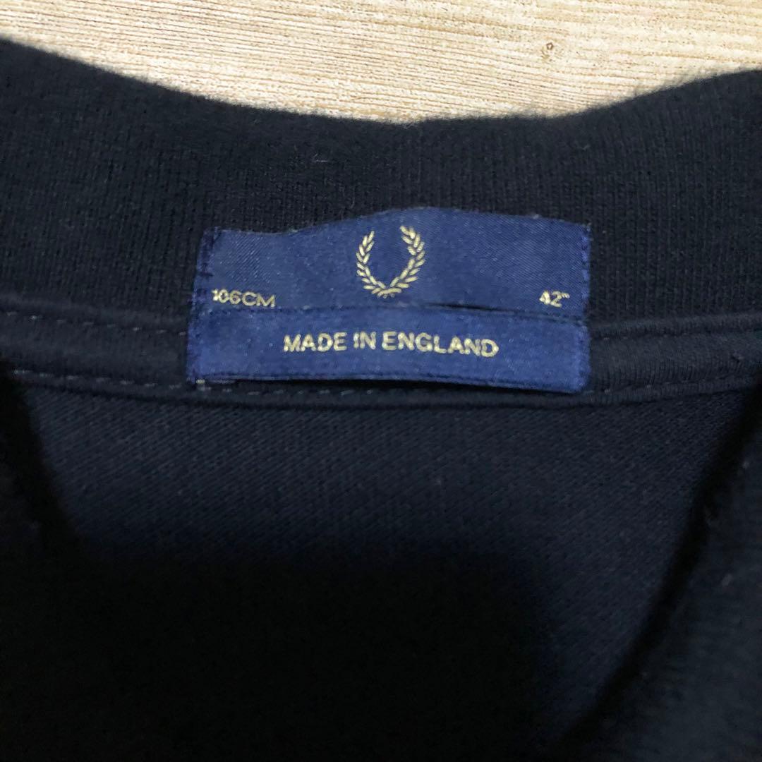 美品Fred Perry M12 黒金ポロシャツ 半袖　イングランド製
