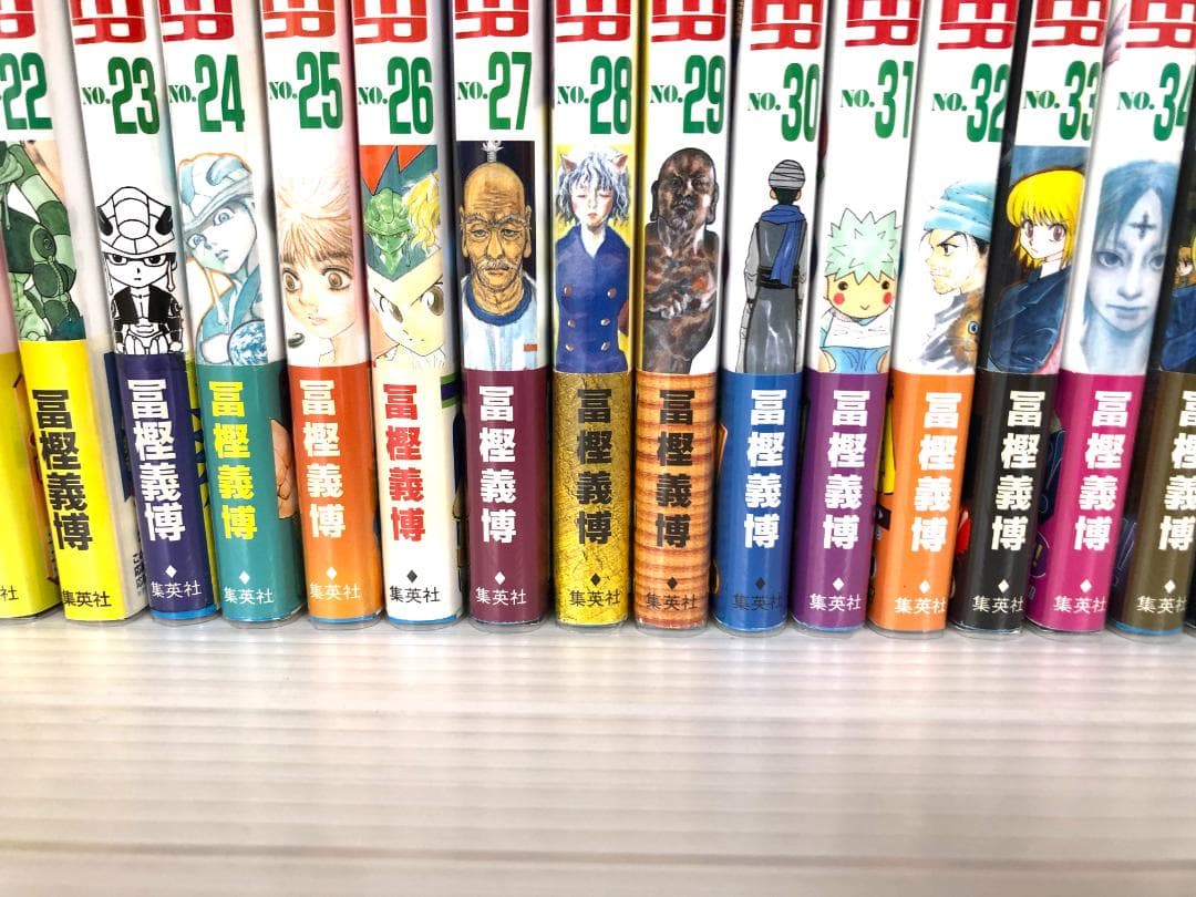美品　ハンターハンター 　全巻　 初版　 帯 　冊子　ハガキ　ガイドブック