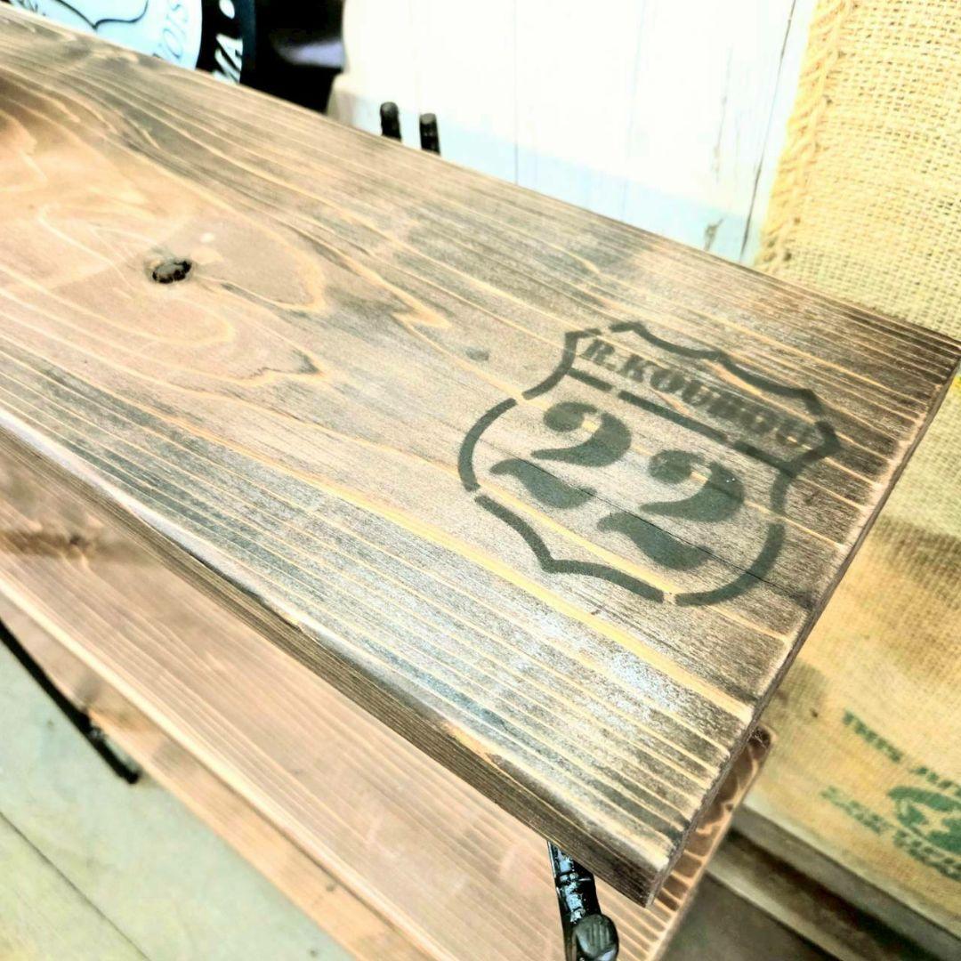 アイアンラック 折りたたみラック 飾り棚 オープンシェルフ テレビボード