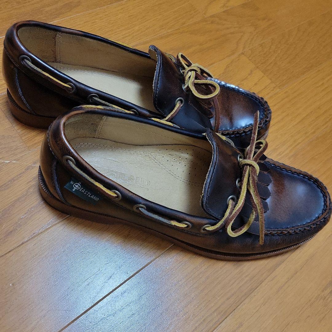 EASTLAND モカシン デッキシューズ ブラウン