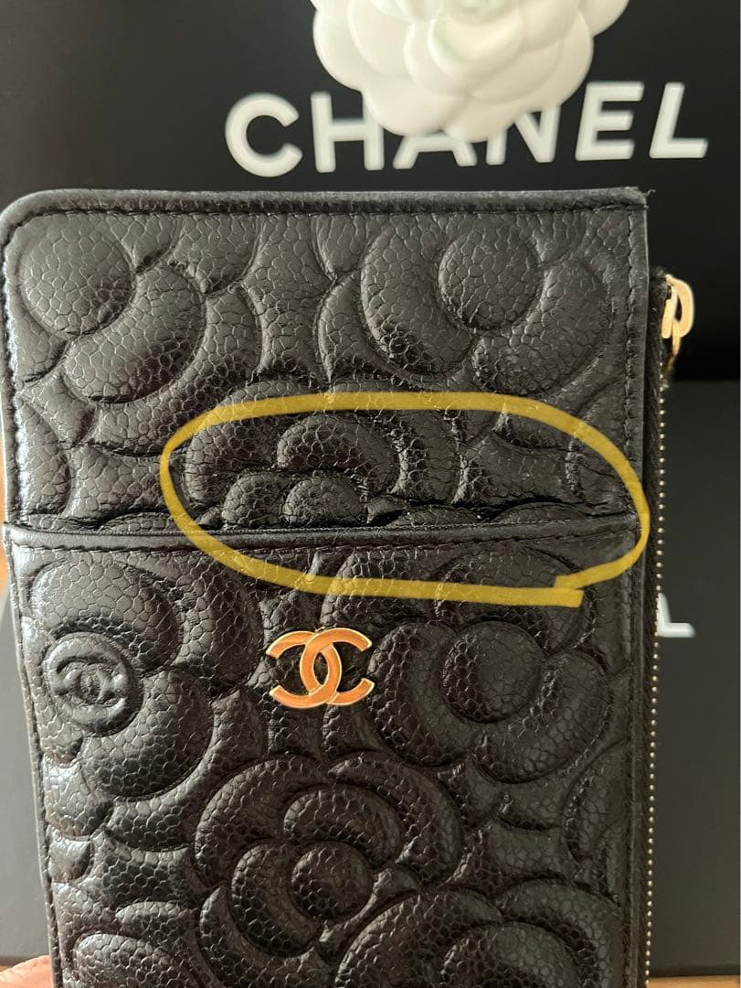 【最終値下げ】シャネル　カメリア　長財布