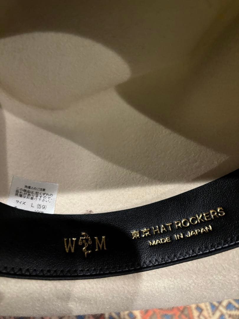 wackomariaハット　ベージュ　ワコマリア　キムタク　窪塚洋介