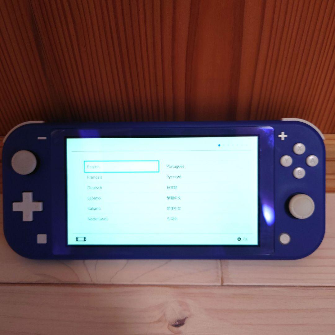 【美品】Nintendo Switch Lite 青　ブルー　ACアダプター付き