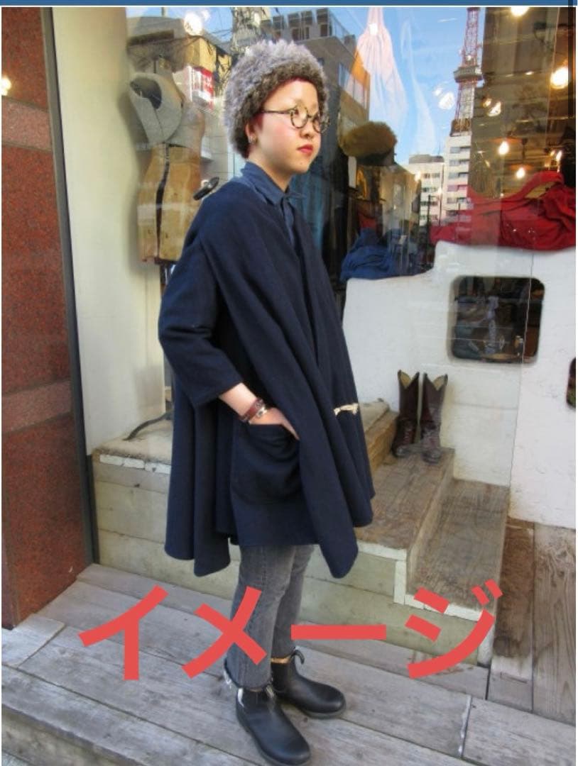 kapital キャピタル　バッファローチェック　ポンチョ　コート　1