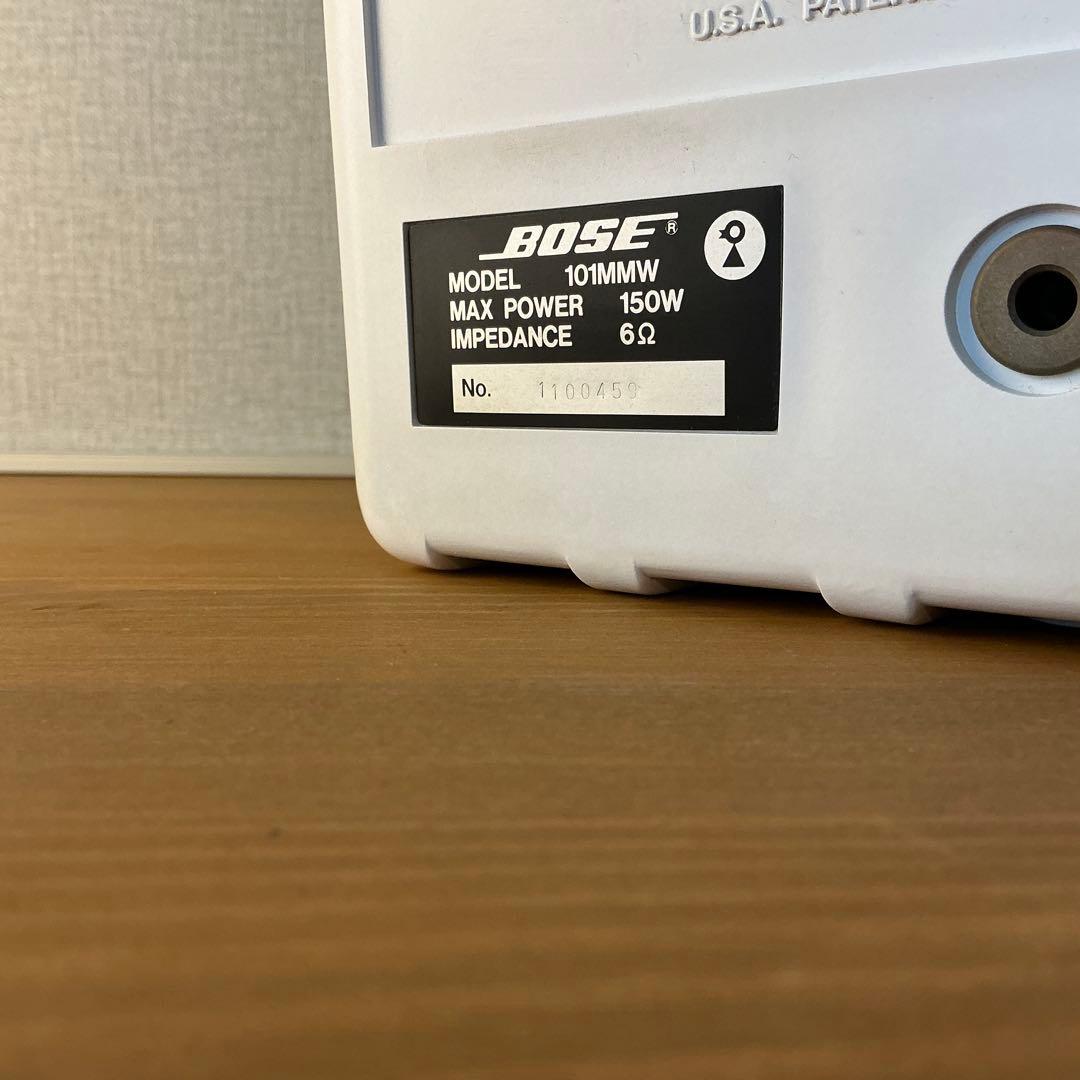 BOSE 101MMW スピーカー 連番 ホワイト 2個セット