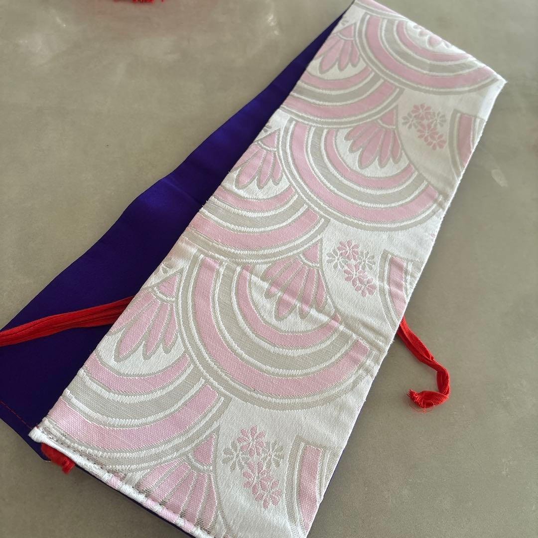 【５～７歳飾り帯】七五三 伝統的な和風飾り 紫