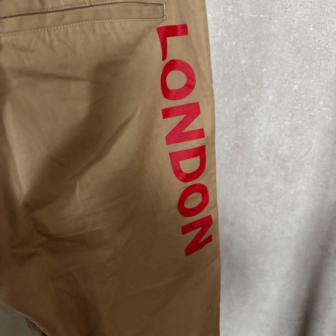 バーバリー REDプリント 高級コットンパンツ 12Y 150 kids キッズ