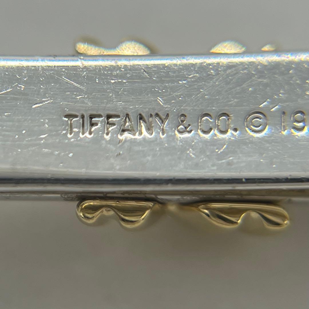 ティファニー TIFFANY シグネチャークロス ネクタイピン コンビ 希少