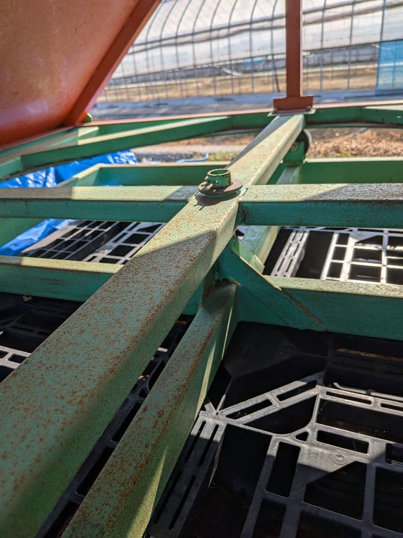 三洋 籾コンテナ秋太郎RS-18M回転式 籾運搬 スタンド付き