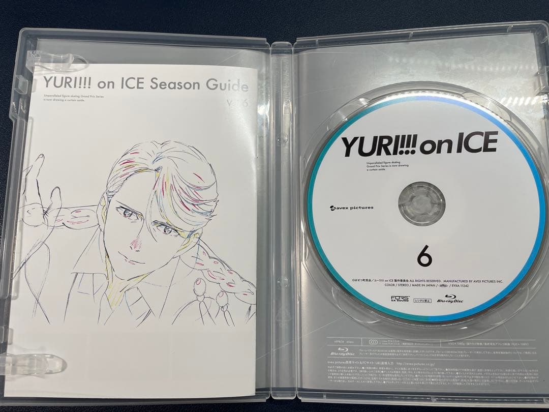 セル版 YURI!!!on ICE ユーリオンアイス　DVD 全6巻　全巻セット