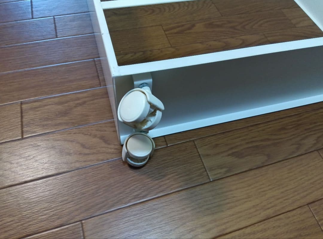 山崎実業 tower ハンドル付 スリムワゴン 3段 キャスターラクラク出入れ