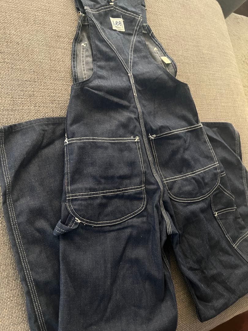 希少 60s70s Lee ヴィンテージインディゴオーバーオール USA製