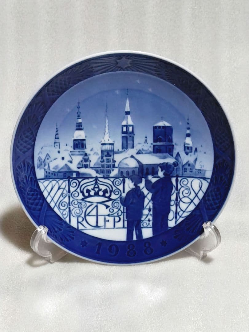 ロイヤルコペンハーゲン　1988年 イヤープレート　アンティーク　デンマーク