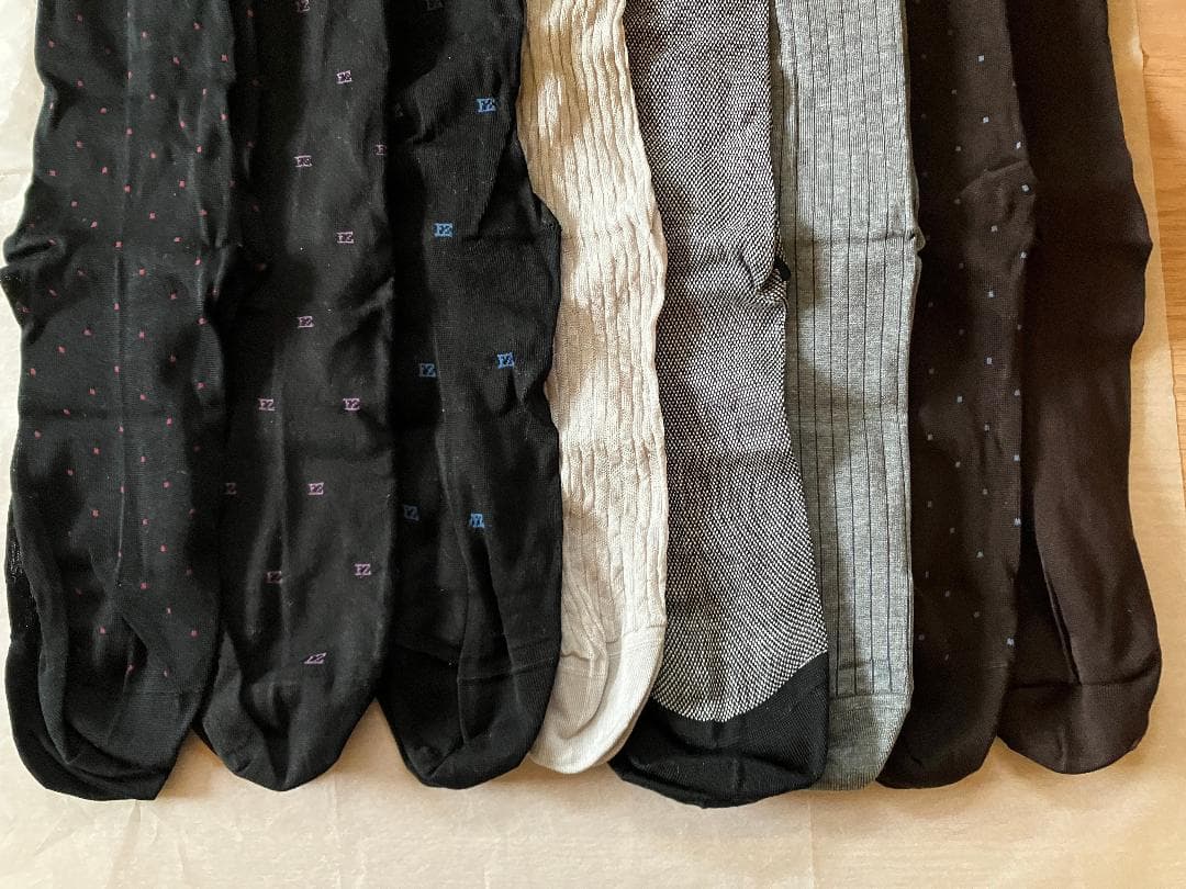 な*ん様 Ermenegildo Zegna ミドル丈 ソックス コットン 8本