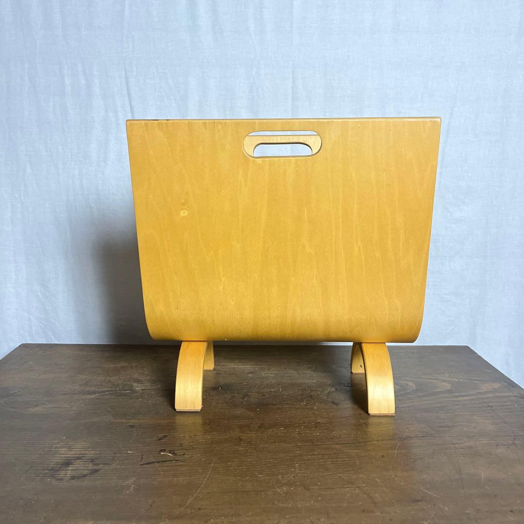 当時物ミッドセンチュリー◾️プライウッド 本立て マガジンラック レコードスタンド