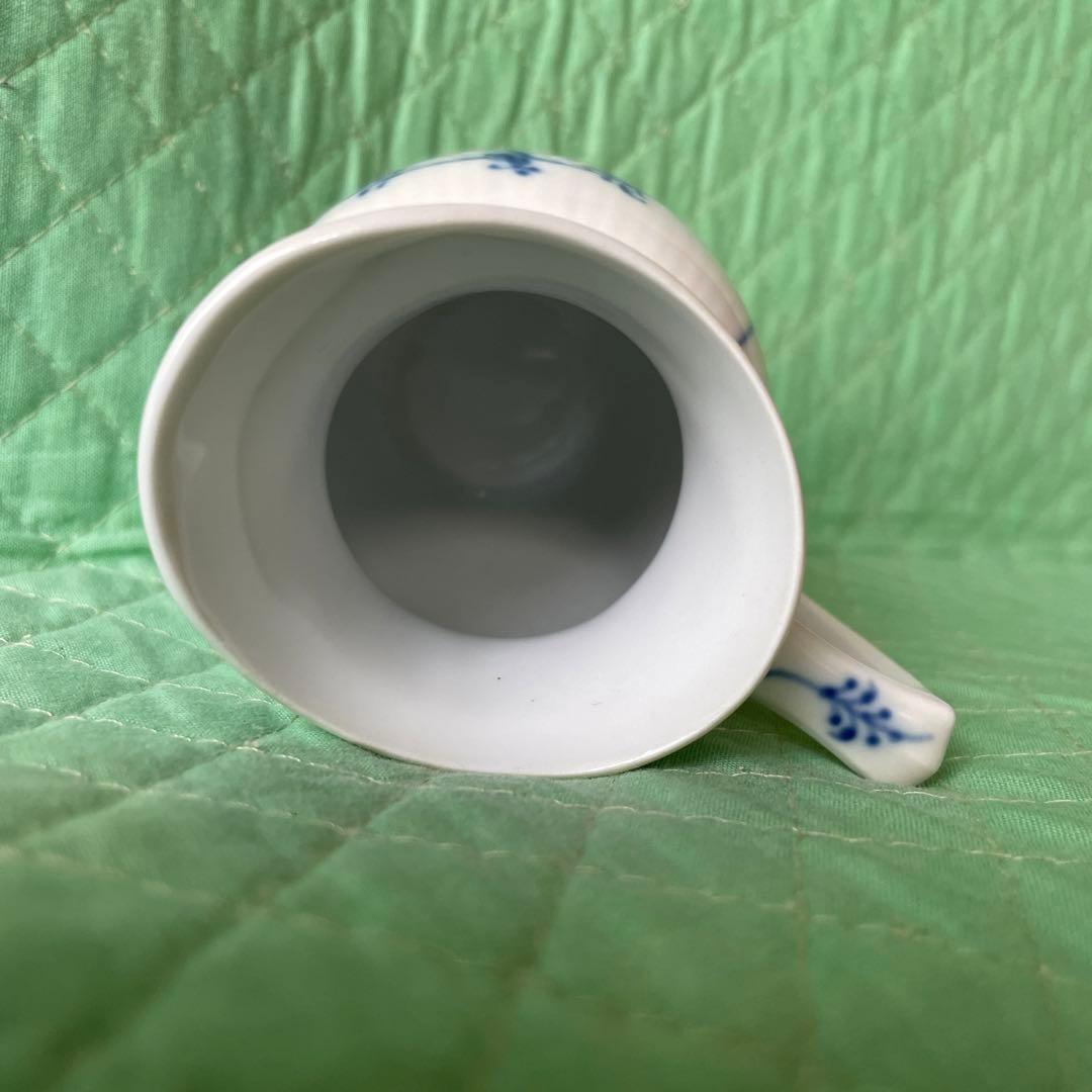 【未使用】ロイヤルコペンハーゲン　ブルーフルーテッドプレイン ポット&クリーマー