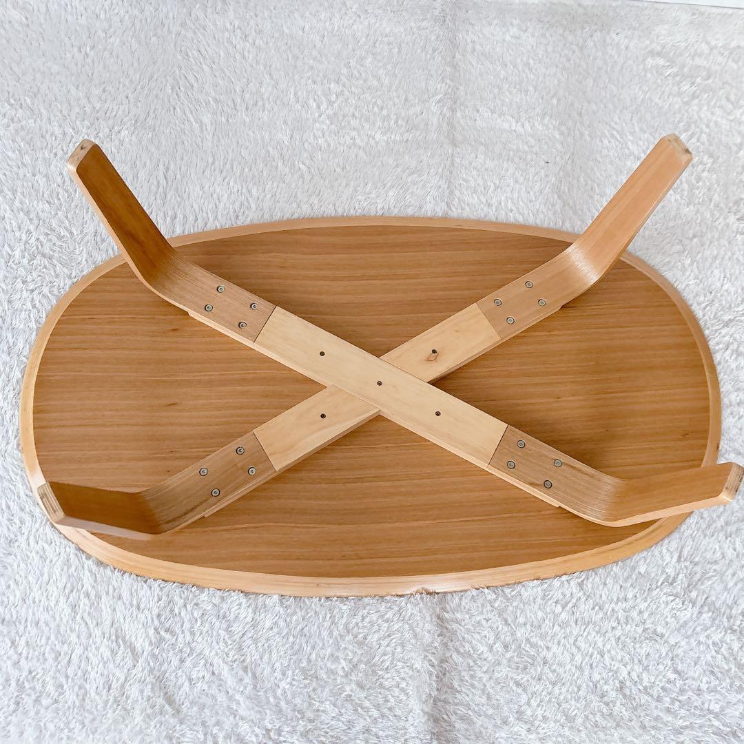 小島sunny様リクエスト品】無印良品 プライウッド アッシュ オーバル ローテ