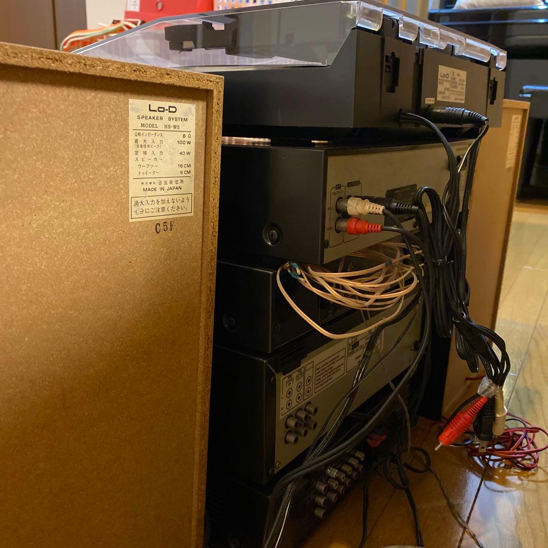【Lo_D】CD   レコード　カセット　ラジオ　チューナー　スピーカー　セット