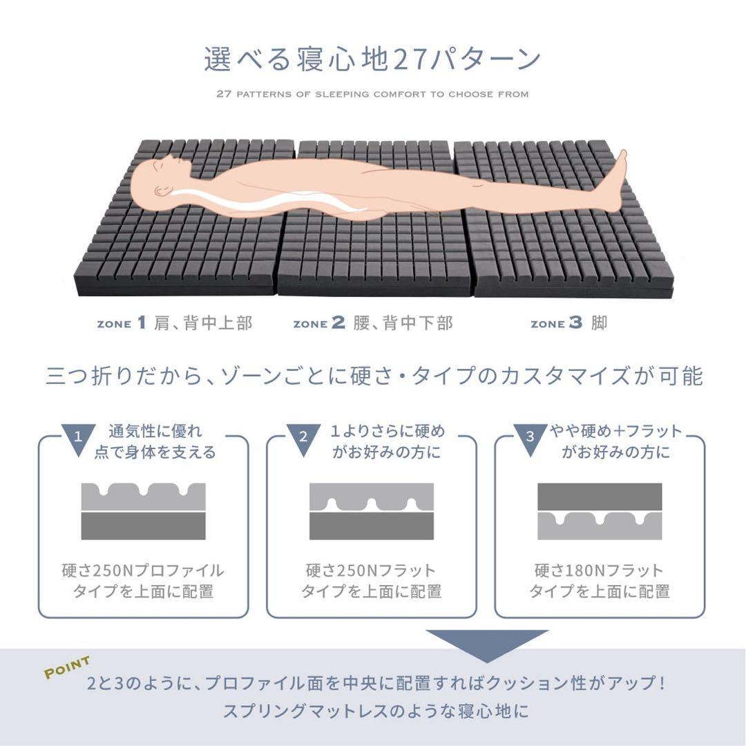GOKUMIN 三つ折り　シングル