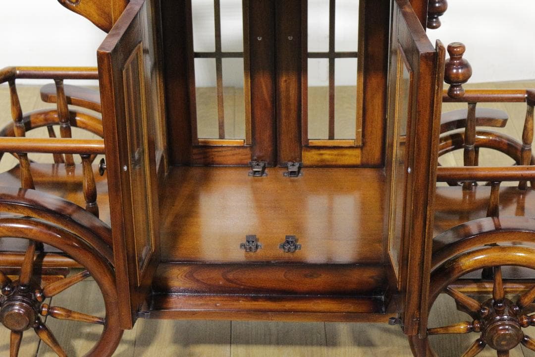 マホガニー家具★シンデレラワゴン★キッチンワゴン★良品★