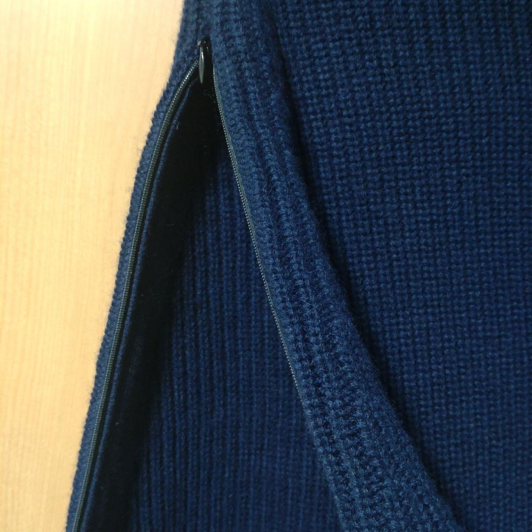 グットグリーフ　ニットスヌード　ネイビー