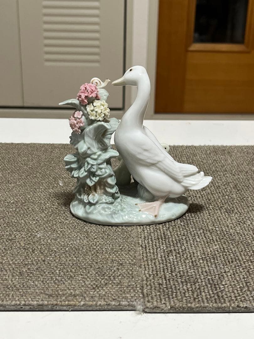 リャドロ　Lladro 陶器人形　カタツムリとアヒルたち