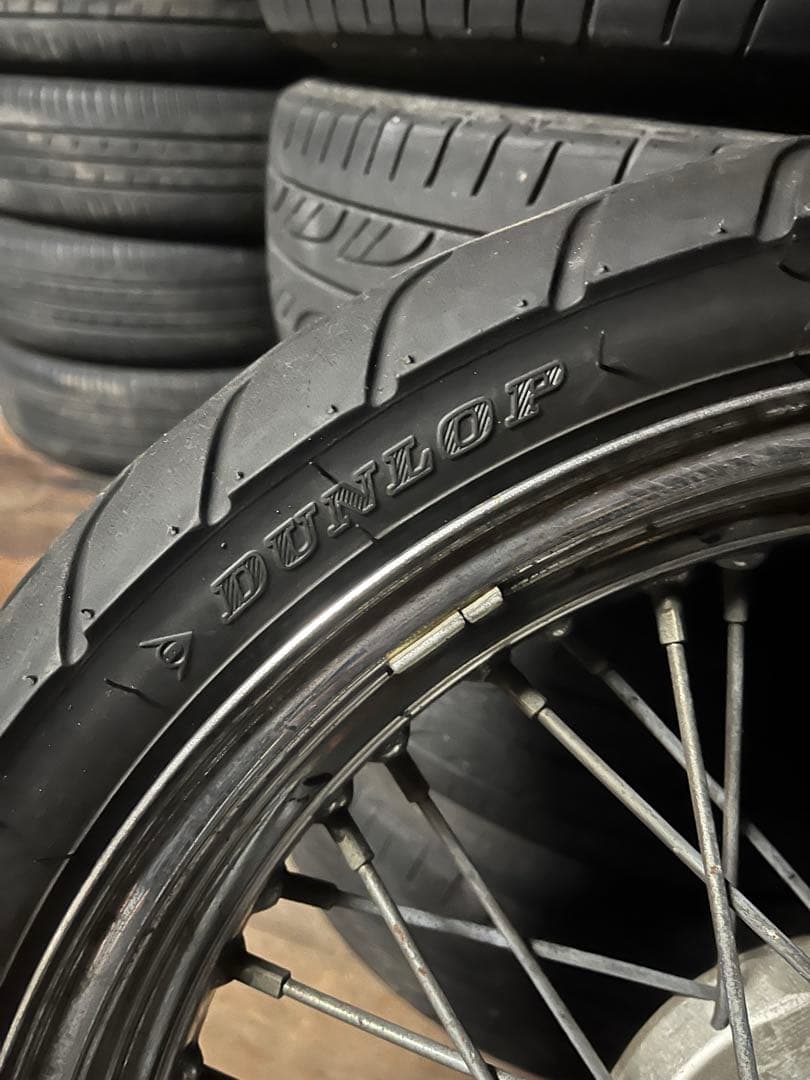 Dunlop スポークホイール タイヤセット