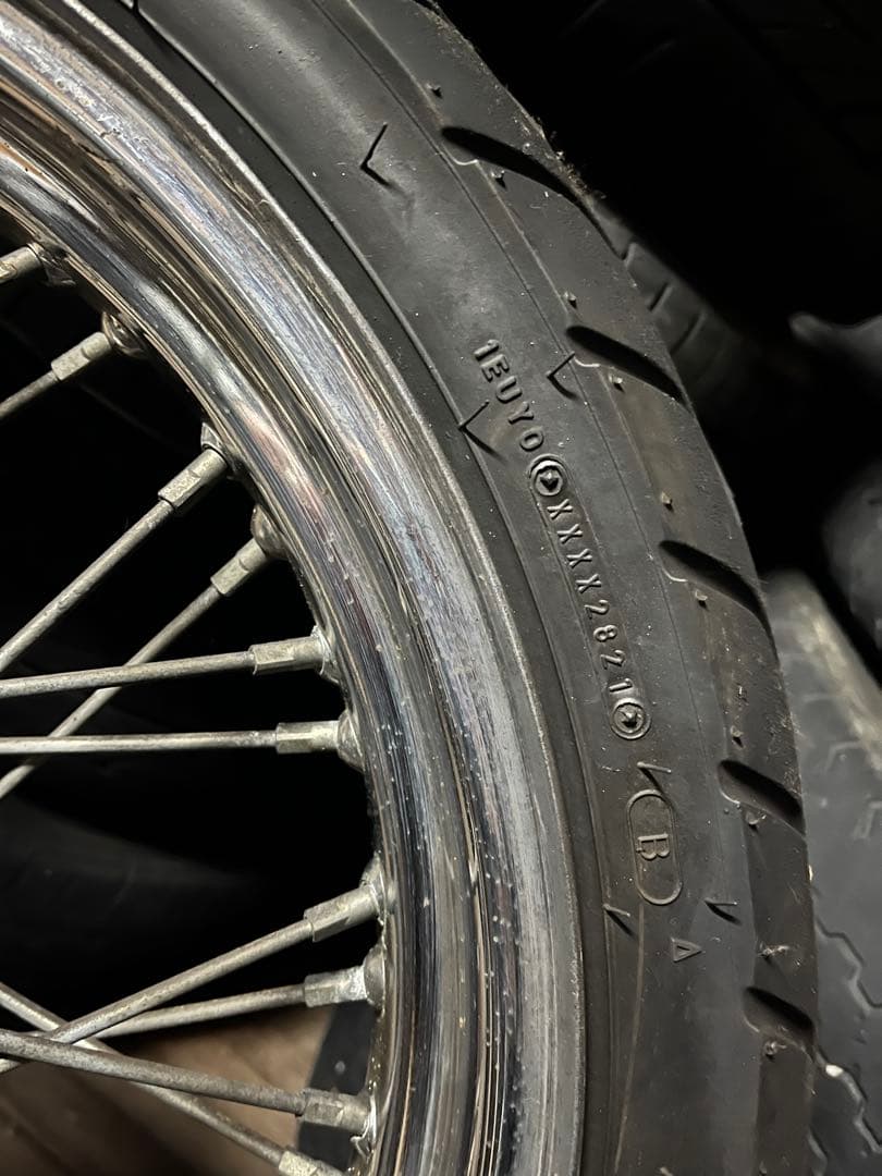 Dunlop スポークホイール タイヤセット