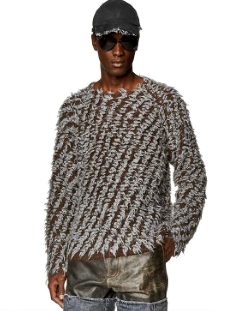 DIESEL 23FW show Peace モヘアニット