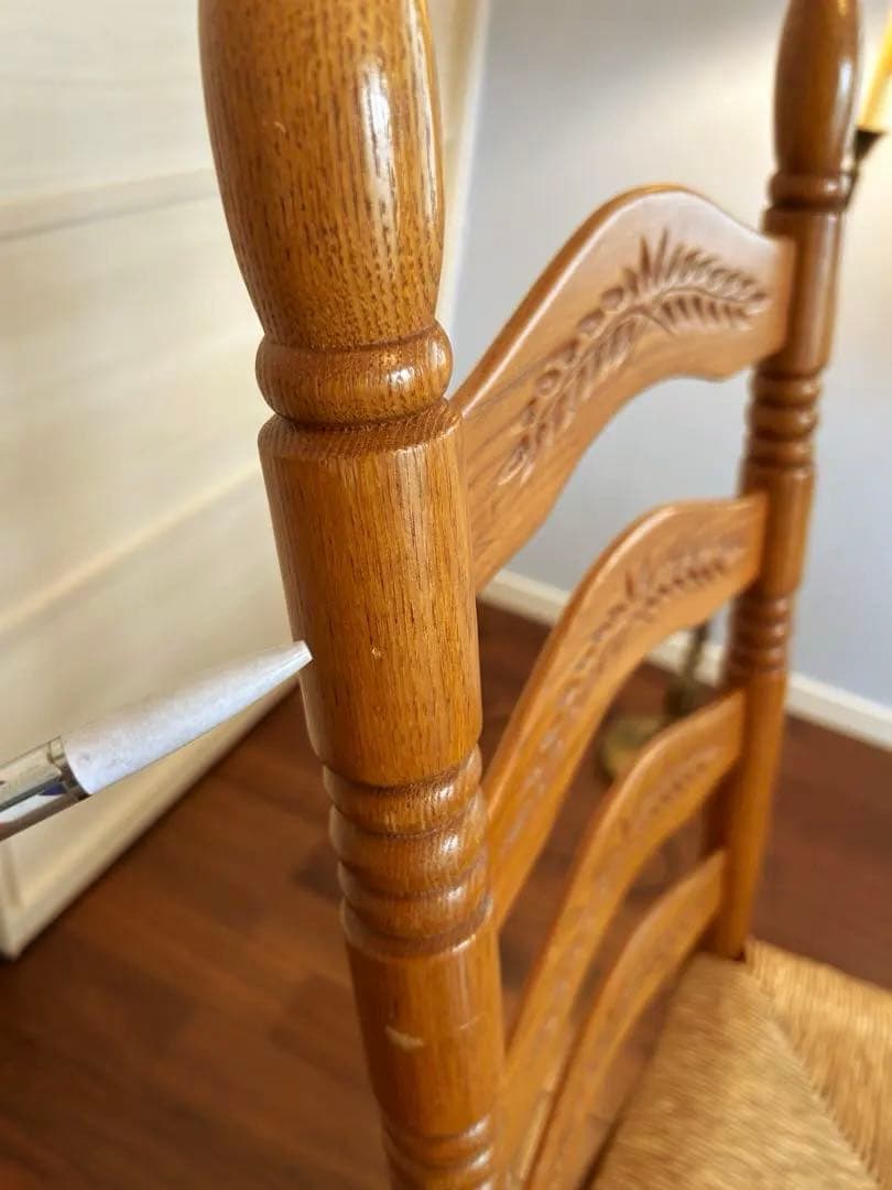 アントステラ(AUNT STELLA)のラダーバック・チェア②リペア済み