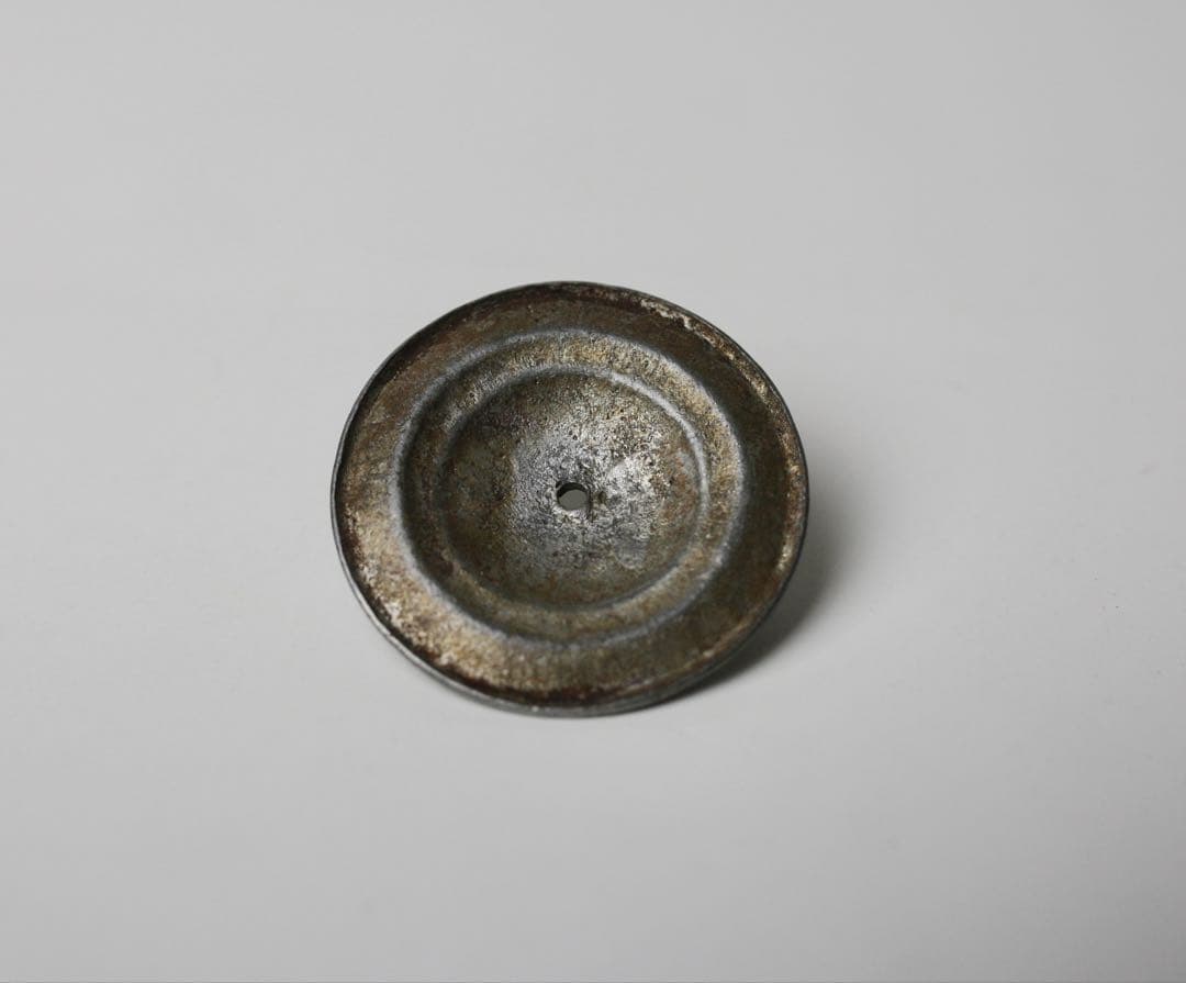 時代 古錫製 銘あり 香山？ 急須 霊知と蘭 細工 茶器 茶道具