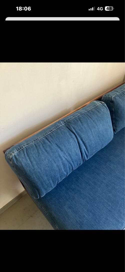 unico SWELLA(スウェラ)ベンチアーム デニム　2セット