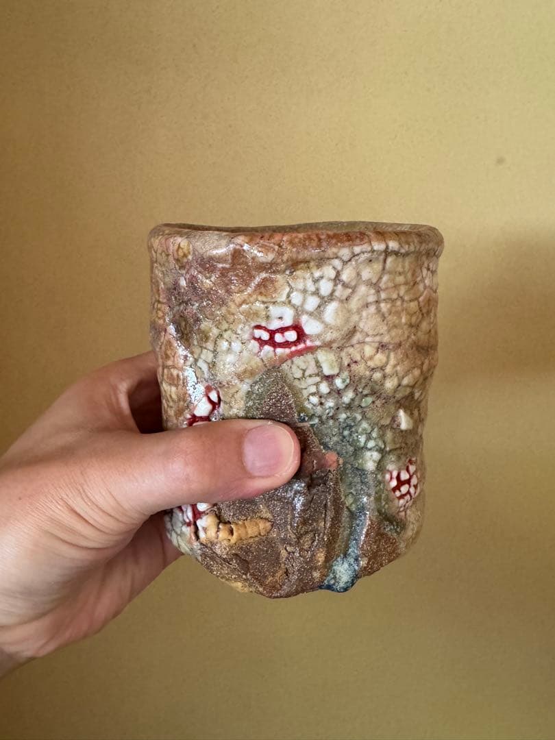 氏家昴大　黄瀬戸　湯呑　現代アート