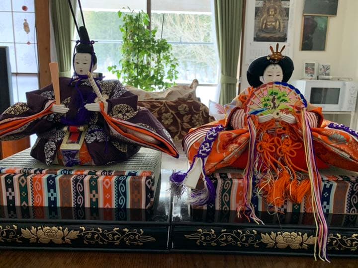 【最終値下】親王飾り雛人形 拾壱番親玉台 三方別紐畳付