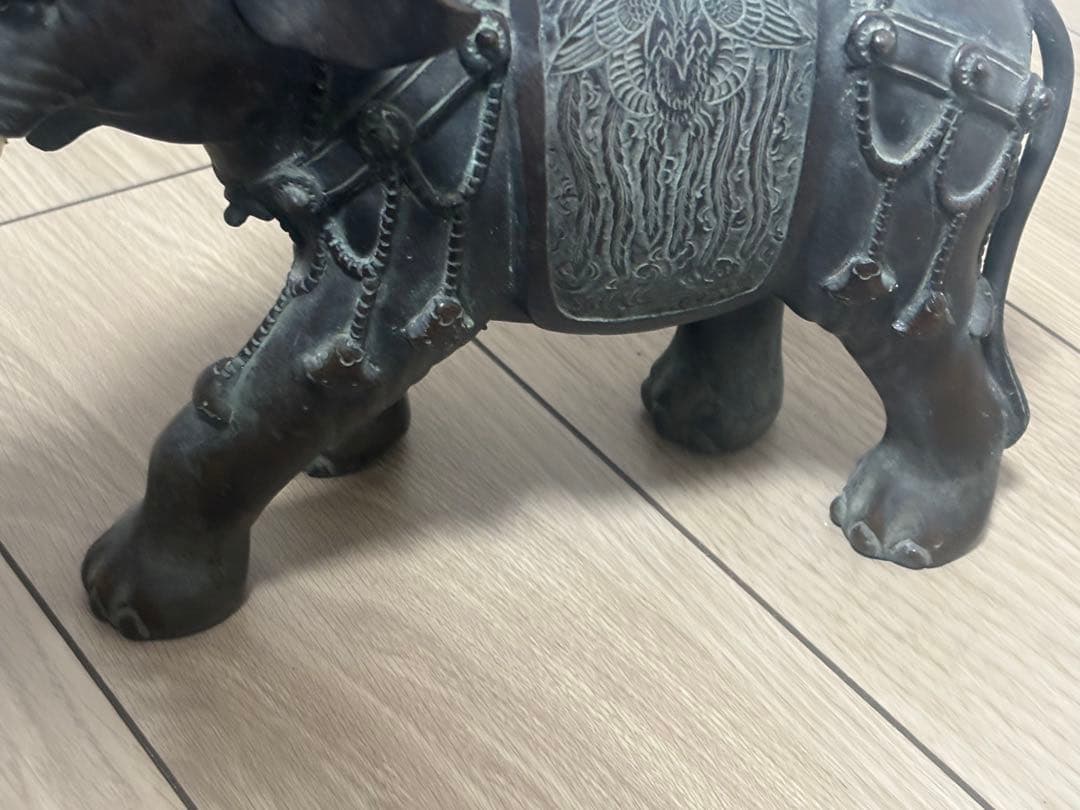 置物 金属工芸 彫刻 象