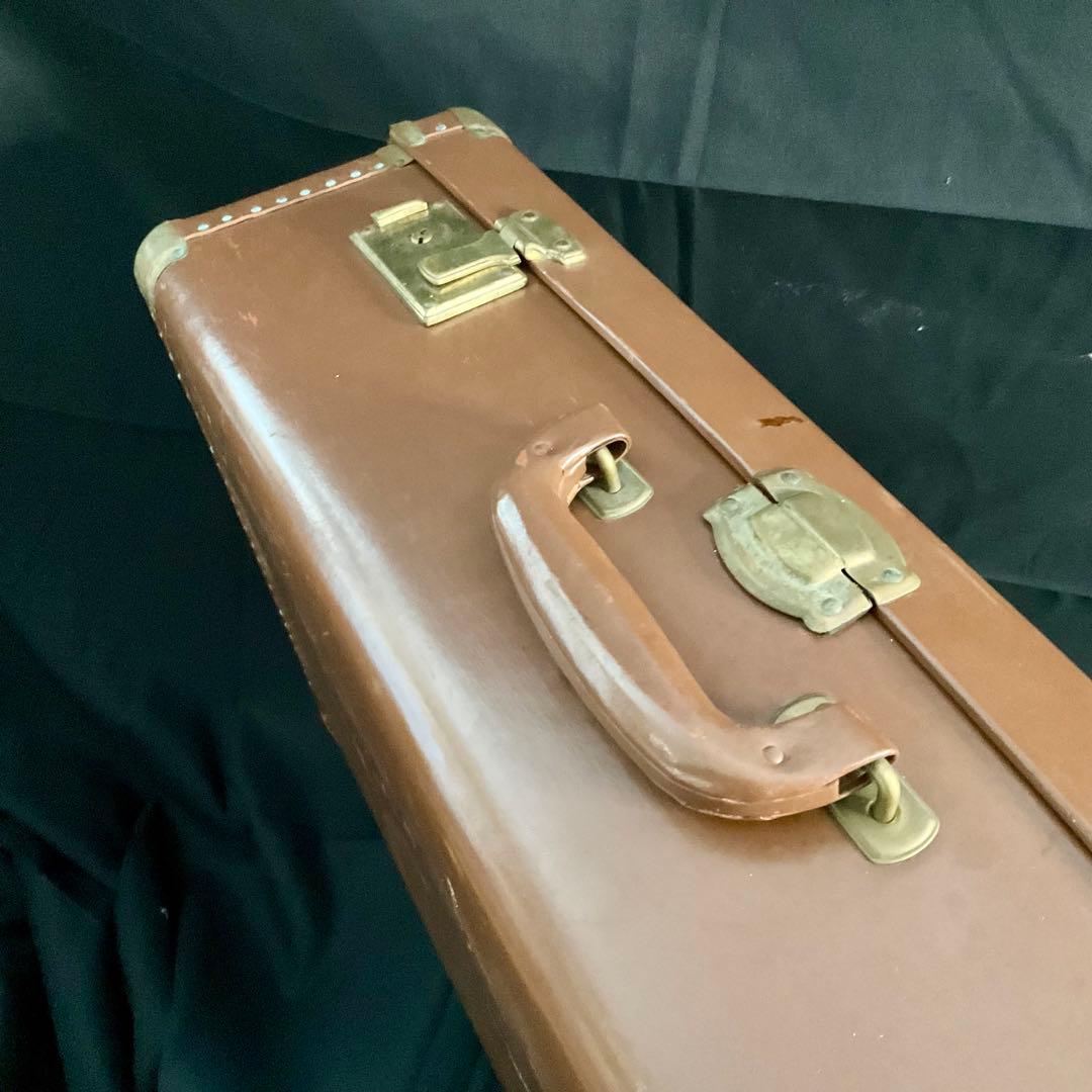 アンティーク 革製 トランク カバン 東京 古道具 ブラウン