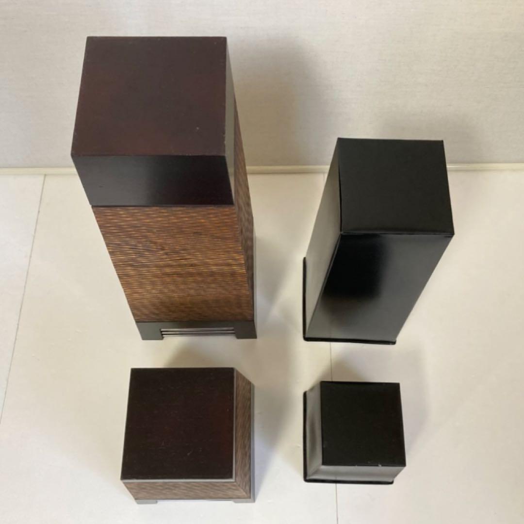 傘立て ゴミ箱 ダストボックス スタンド 2点 木製 アジアン バリ モダン