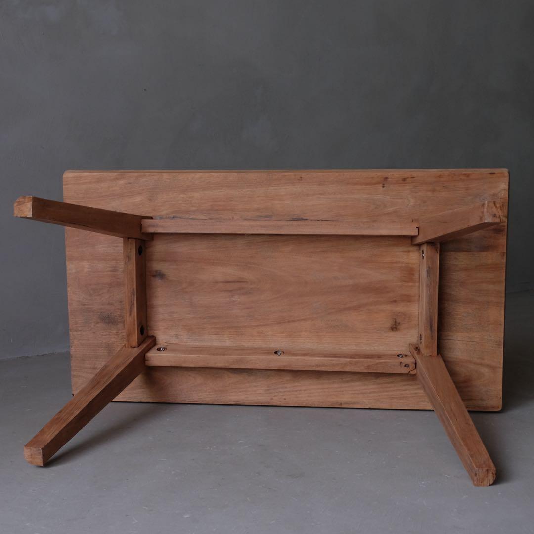 木製センターテーブル　ローテーブル 机 デスク 古家具 ヴィンテージ レトロ