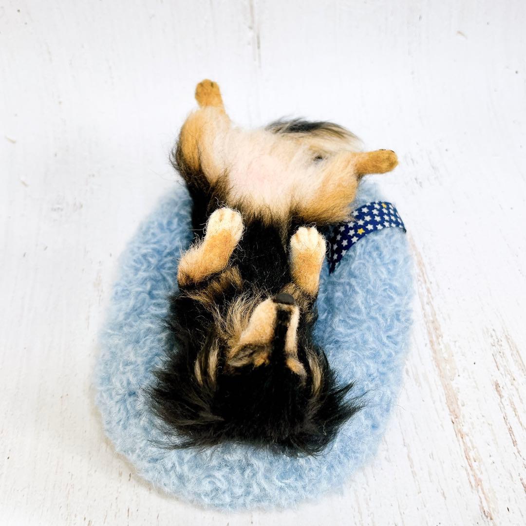羊毛フェルト犬 ミニチュアダックス