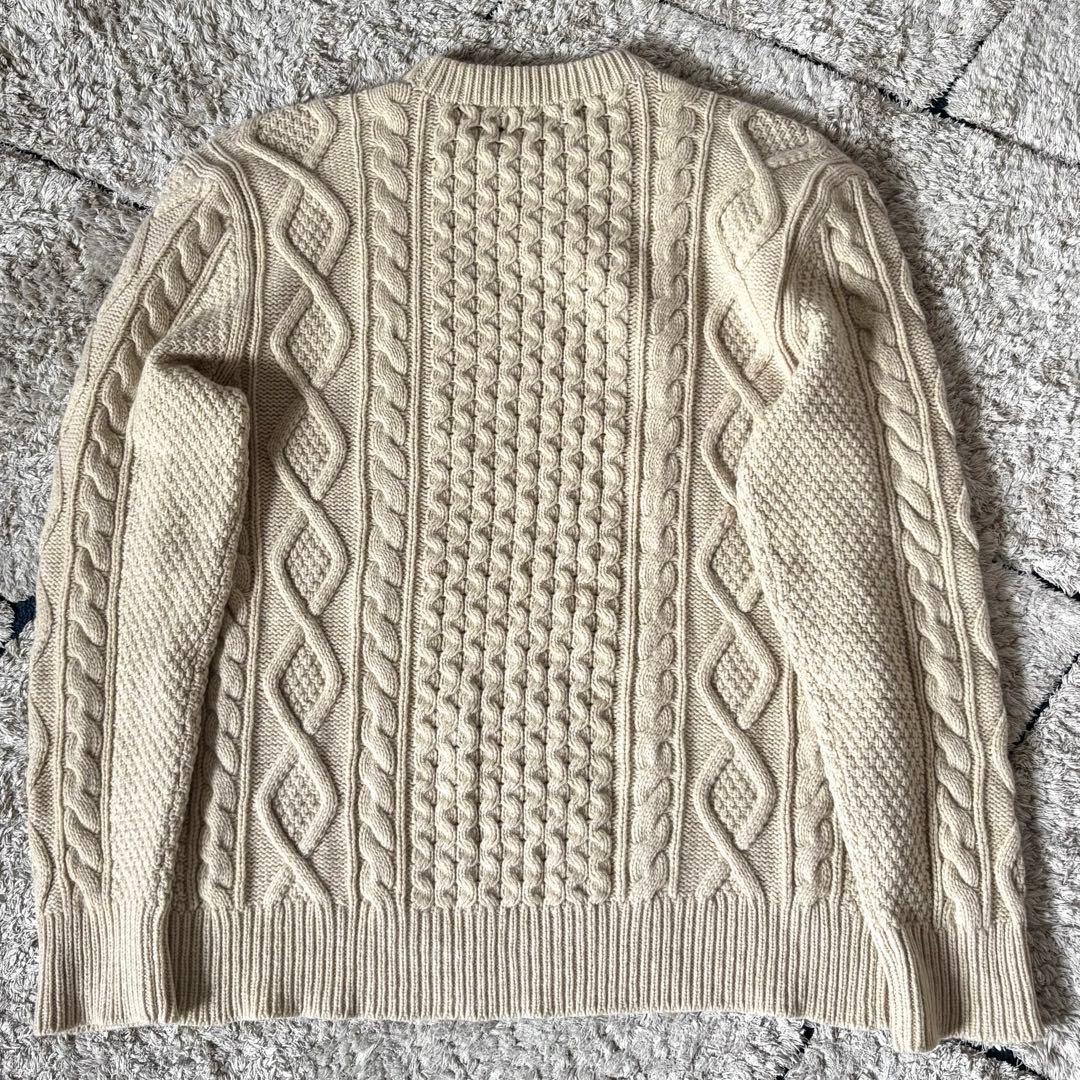 【美品✨】XL ポロラルフローレン　ケーブルニット　アランニット　カシミヤ