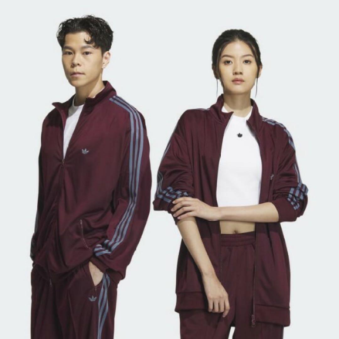 adidas トラックジャケット マルーン ベッケンバウアー ニュートラル