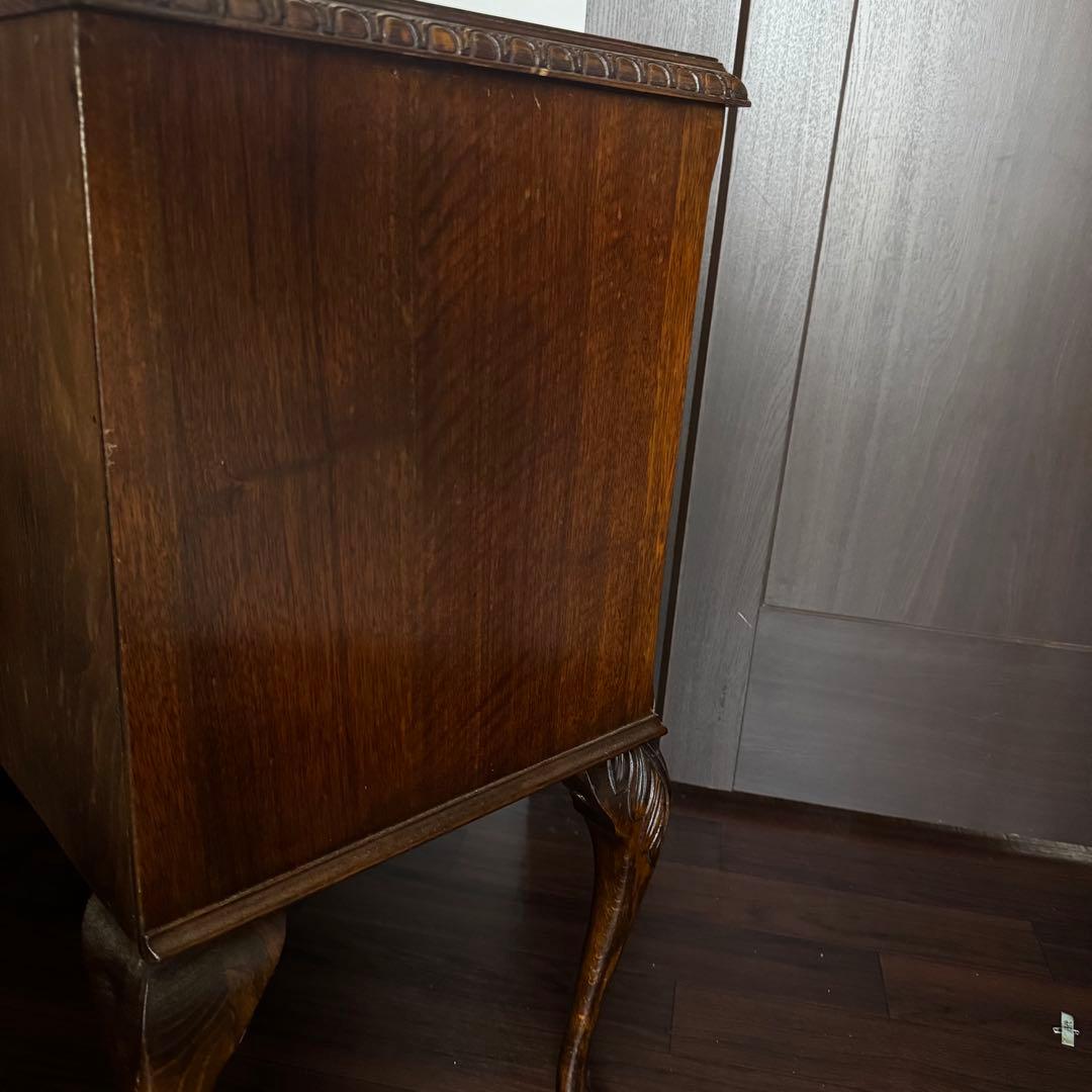 アンティーク木製チェスト ヴィンテージ　たんす　クラシック　古道具　英国　茶色