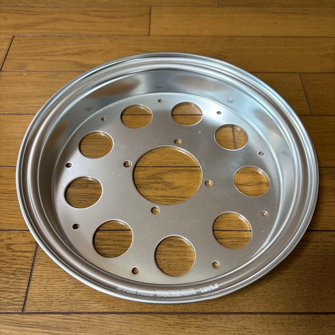 【新品・未使用】武川10インチアルミホイール ケミカルポリッシュ