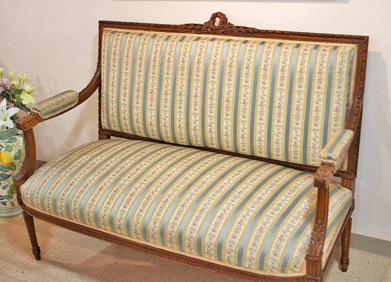 ソファ フランス アンティーク ラブソファ 彫刻 クラシック ビンテージ 506