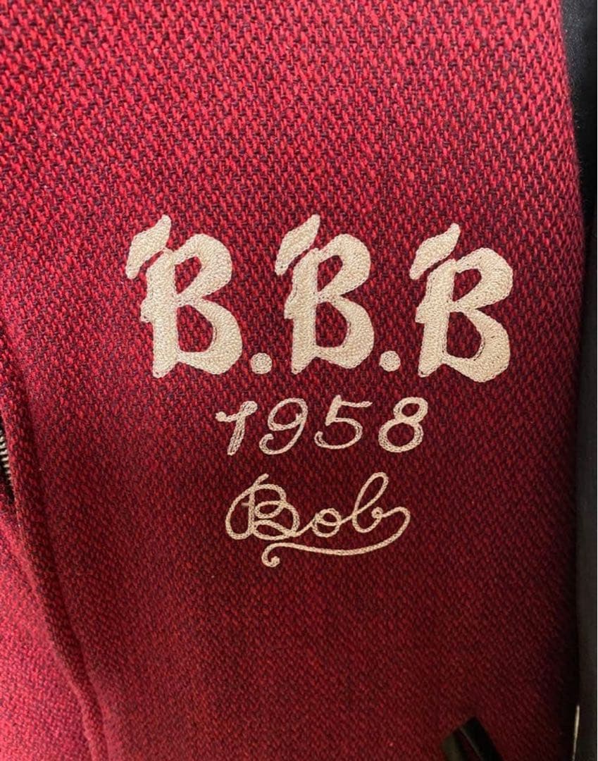 フェローズ　スタジャン　バンブルビー　チェーンステッチ