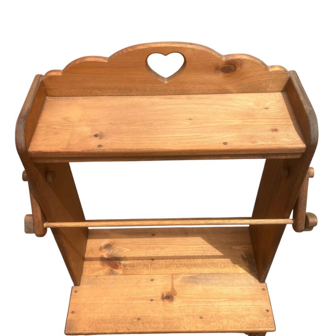 カントリー家具　ハート　棚　食器棚　飾り棚