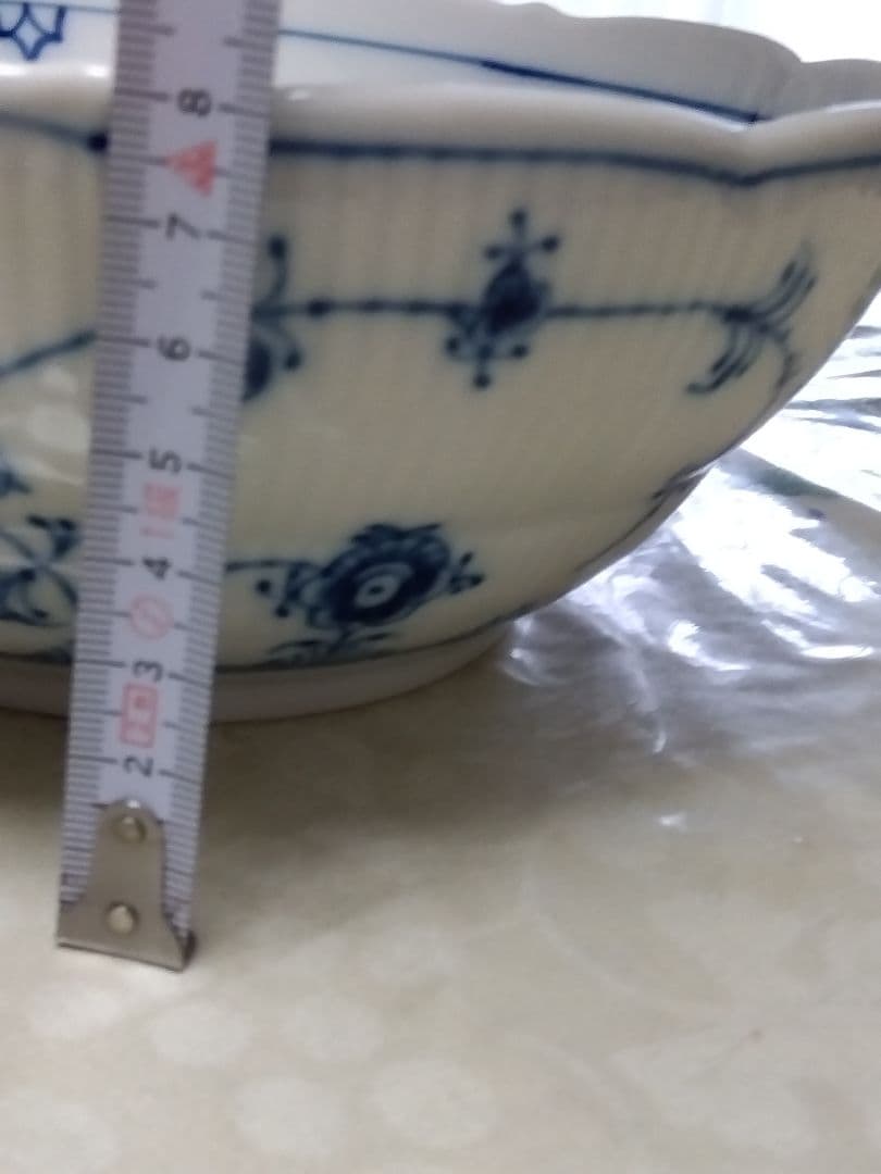 ロイヤルコペンハーゲン　ブルーフルーテッドサラダボウル