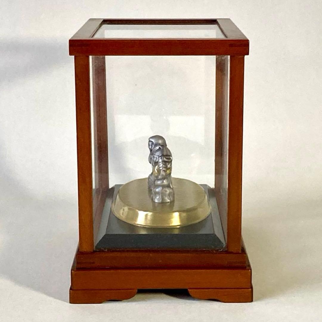 大黒天様 恵比寿様 純銀製 置物 縁起物 ケース付